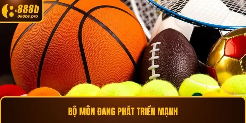 Bộ môn thể thao đang phát triển mạnh